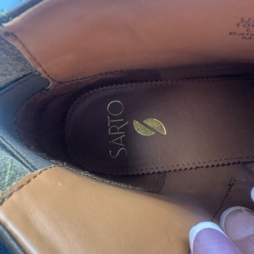 SARTO By Franco Sarto Tan Leather Boots - Picture 6 of 9